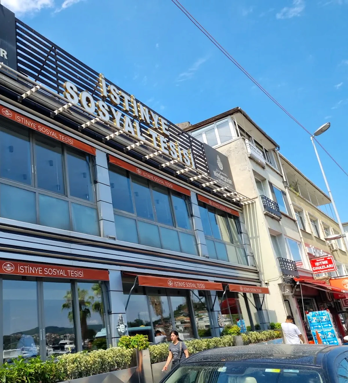 İstinye Sosyal Tesisi proje görünümü